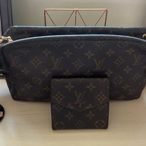 Louis Vuitton crossbody and wallet